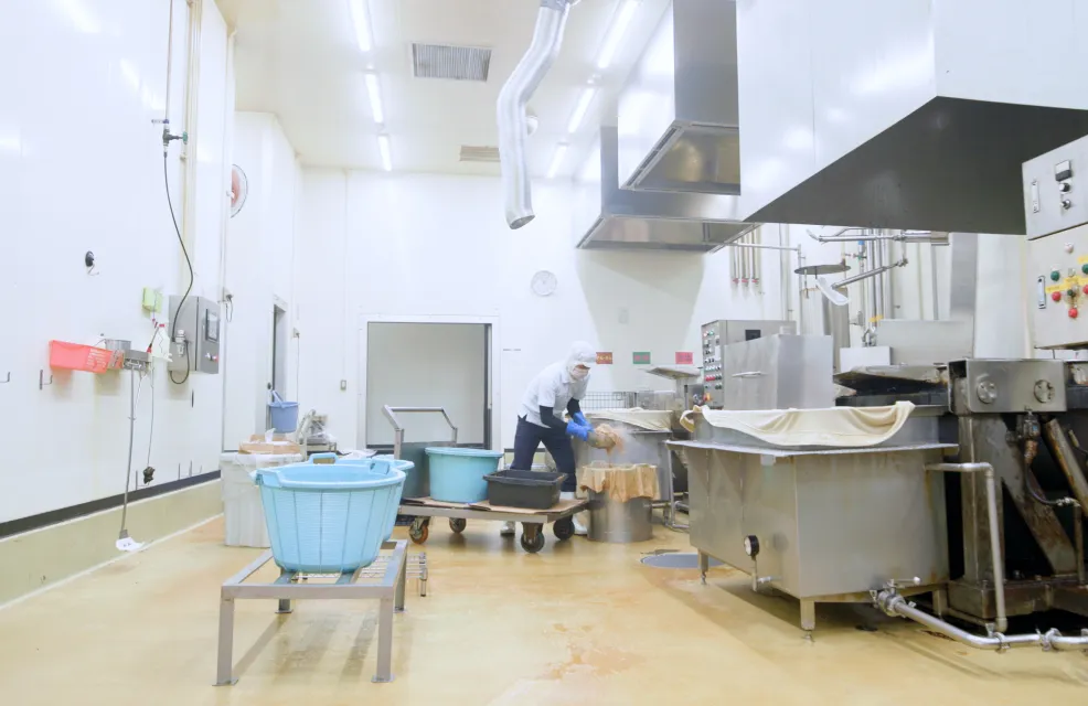 緑の里工場 生産ライン